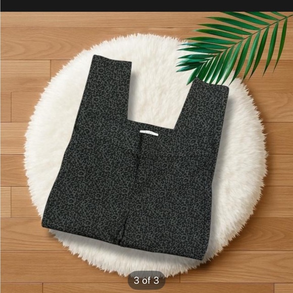 Loft Leopard Print Ponte Leggings - Picture 3 of 3